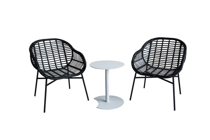 HM-1710167-2 Armrest Chair & Side Table Set