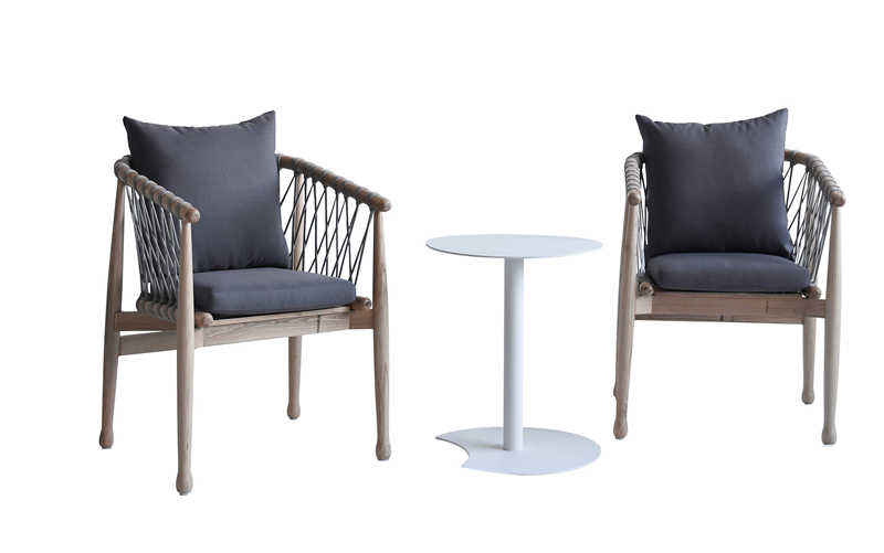 HM-1710170 Armrest Chair & Side Table Set